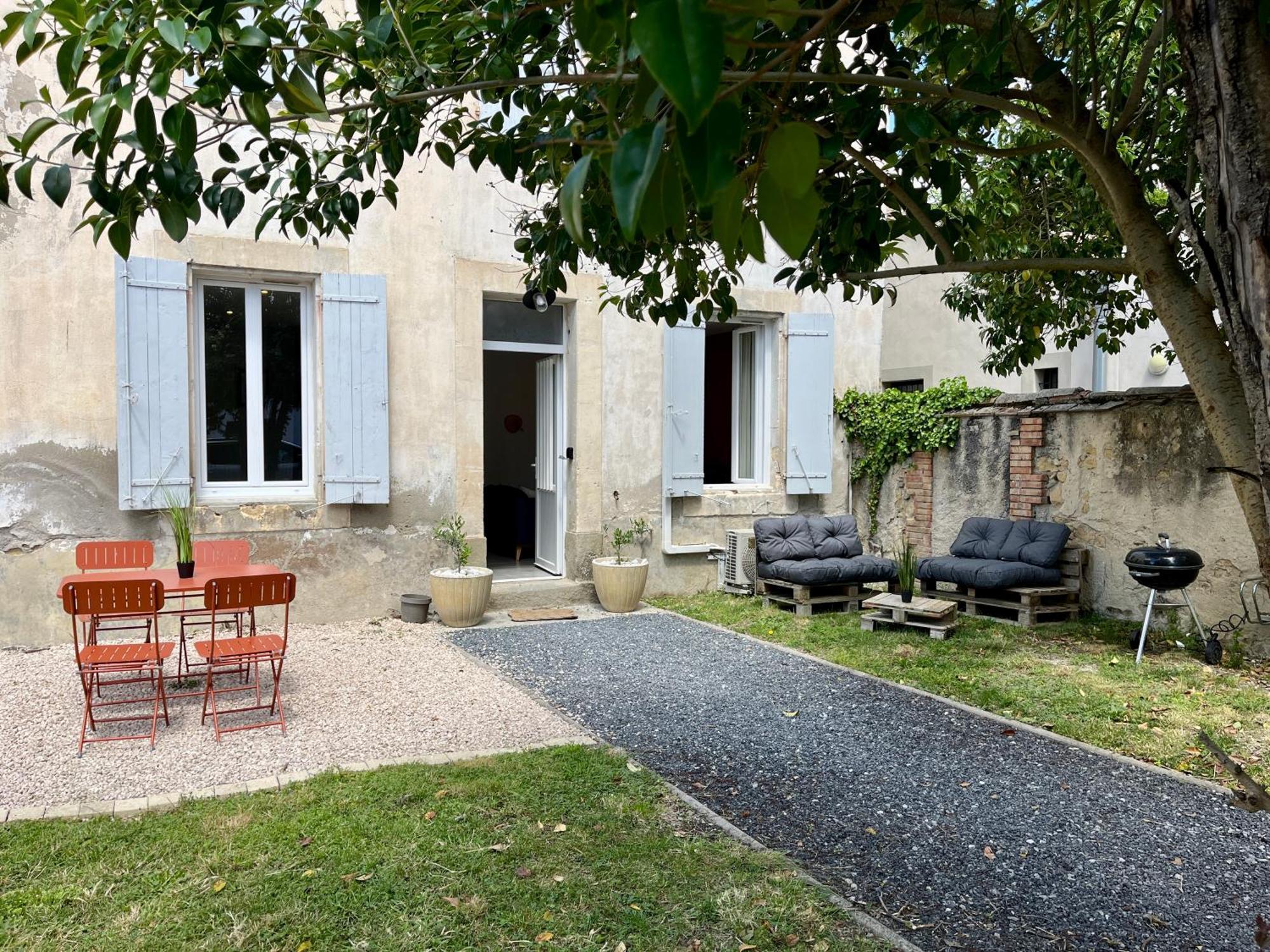 Le Riquet - Parking Et Jardin Prive, Clim, Rdc 卡斯泰尔诺达里 外观 照片